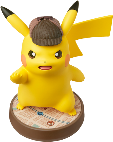 Mega Detective Pikachu - Pokemon Detective Pikachu Amiibo (640x480), Png Download