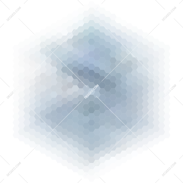 Pattern Degrade Gradient Hexa Hexagon Mosaic - Ceiling (600x600), Png Download