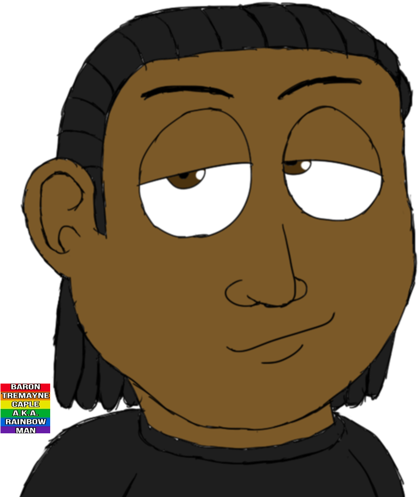 My Black African People - Cartoon (1000x1000), Png Download