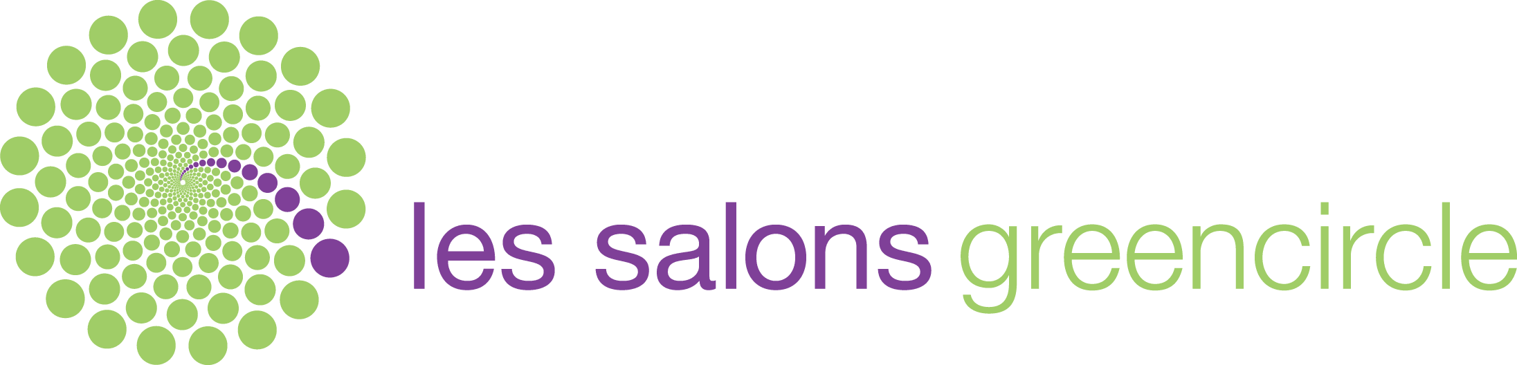 Green Circle Salons - Green Circle Salons Logo (2192x528), Png Download