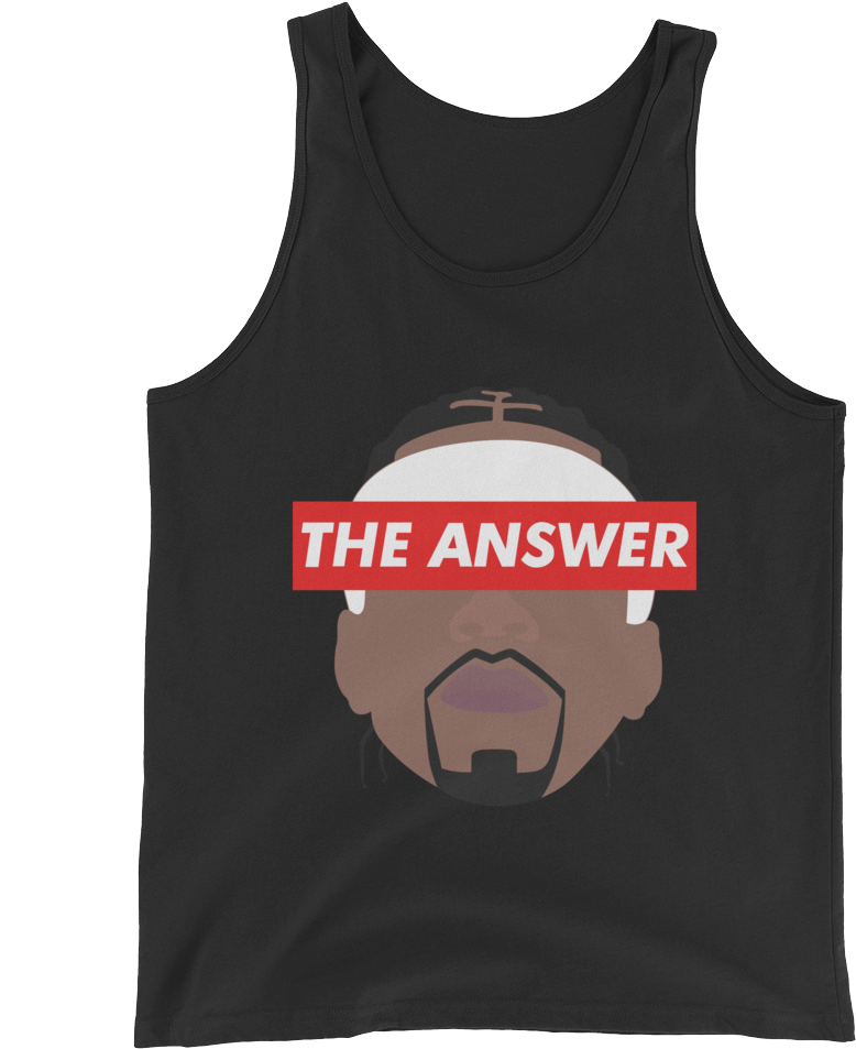 Allen Iverson Tank Top - Top (1000x1000), Png Download