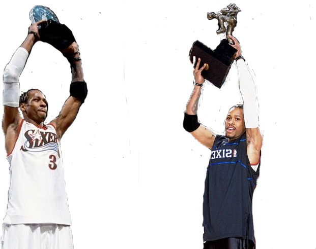 Allen Iverson's Dominant Season - Monty Williams (800x490), Png Download