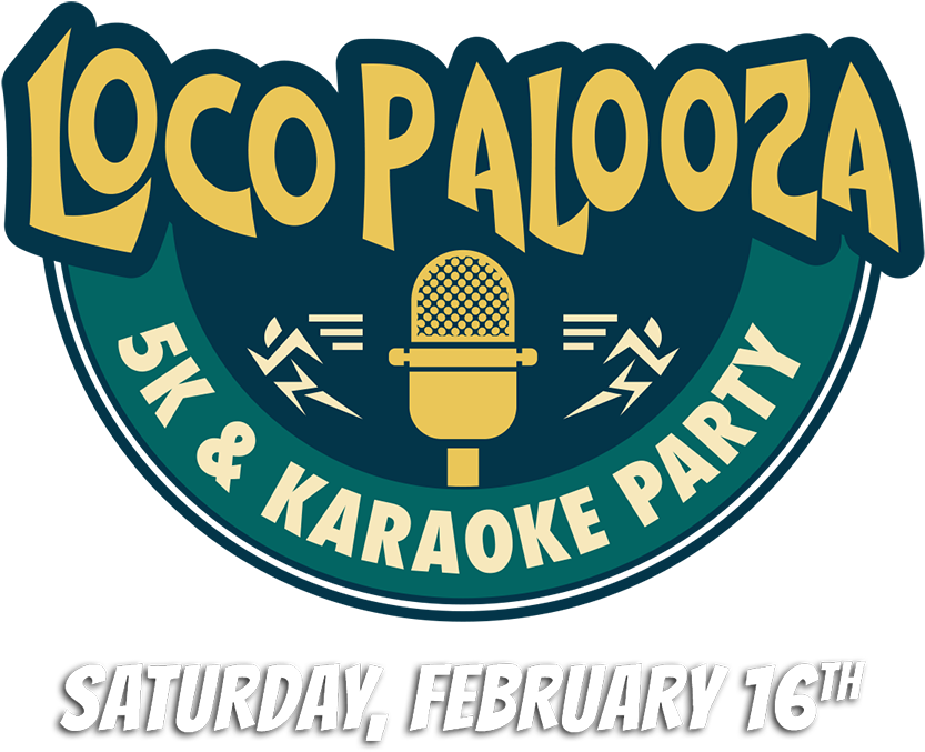 The 7th Annual Locopalooza 5k & Karaoke Party Is Returning - Emblem (900x722), Png Download