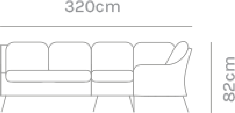 Kettler Cora Corner Set Dimensions - Diagram (1200x1200), Png Download