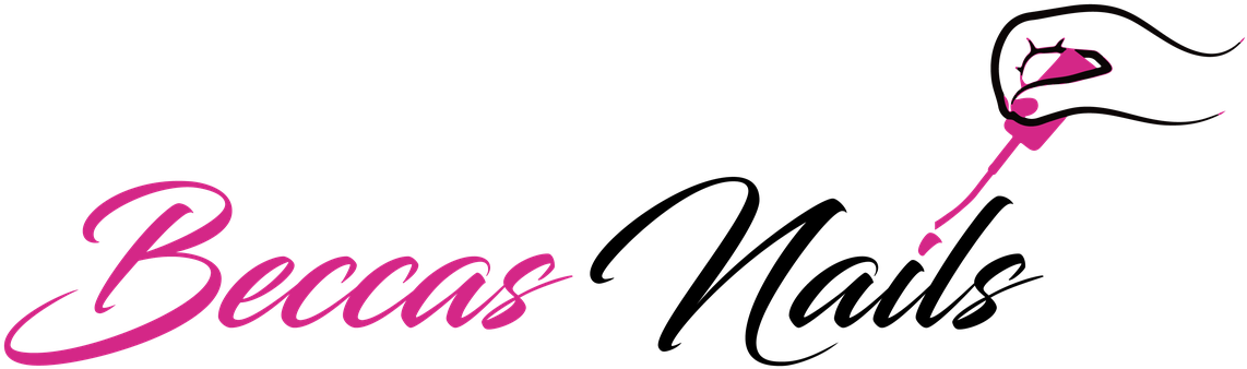 Beccas Nails-01 - Calligraphy (1280x409), Png Download