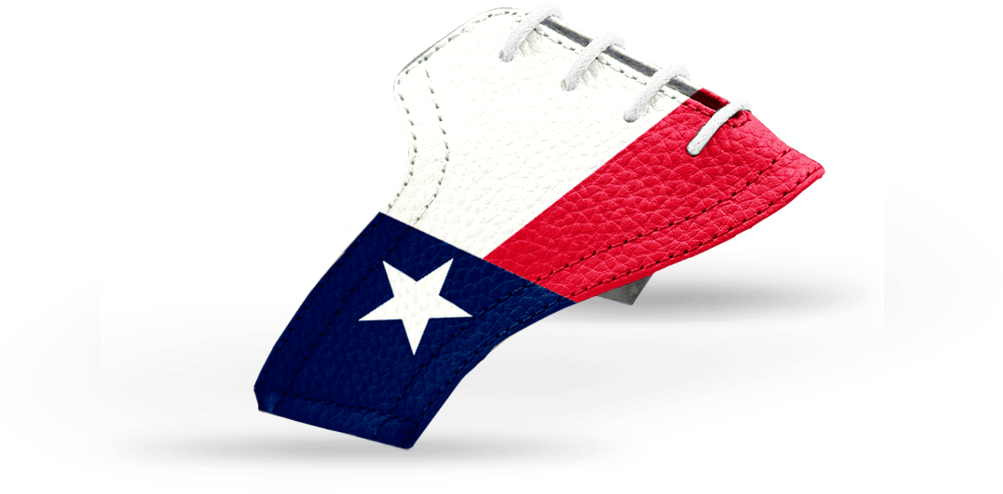 Women's Texas Flag Saddles & Laces - Sock (1024x653), Png Download