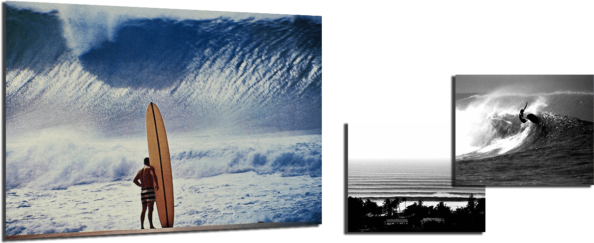 Surfer Art - Greg Noll Pipeline (1286x587), Png Download