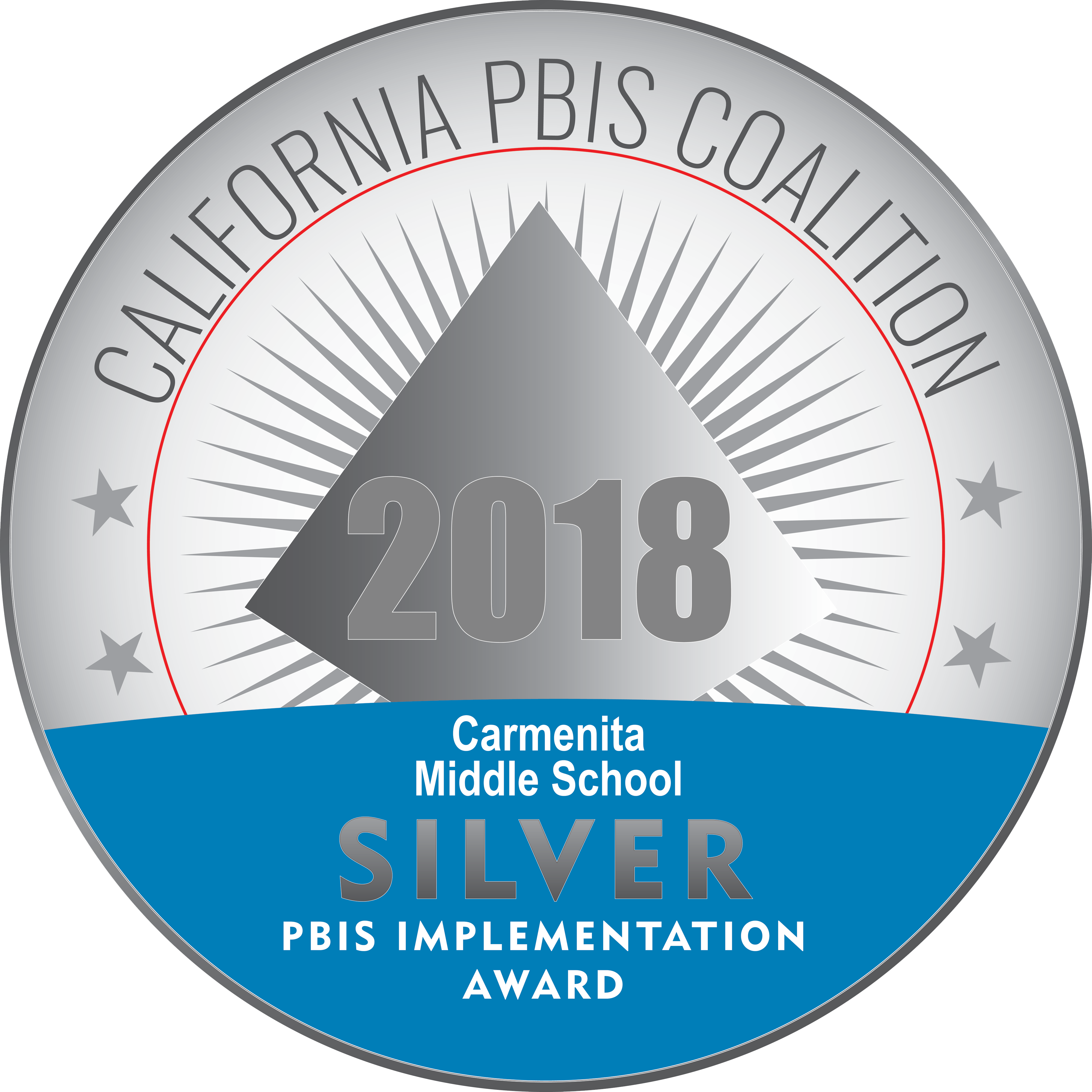 California Pbis Coalition Silver Medal (4000x4000), Png Download
