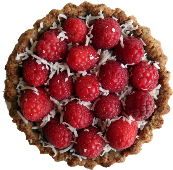 Pie Raspberry - Cake (866x650), Png Download