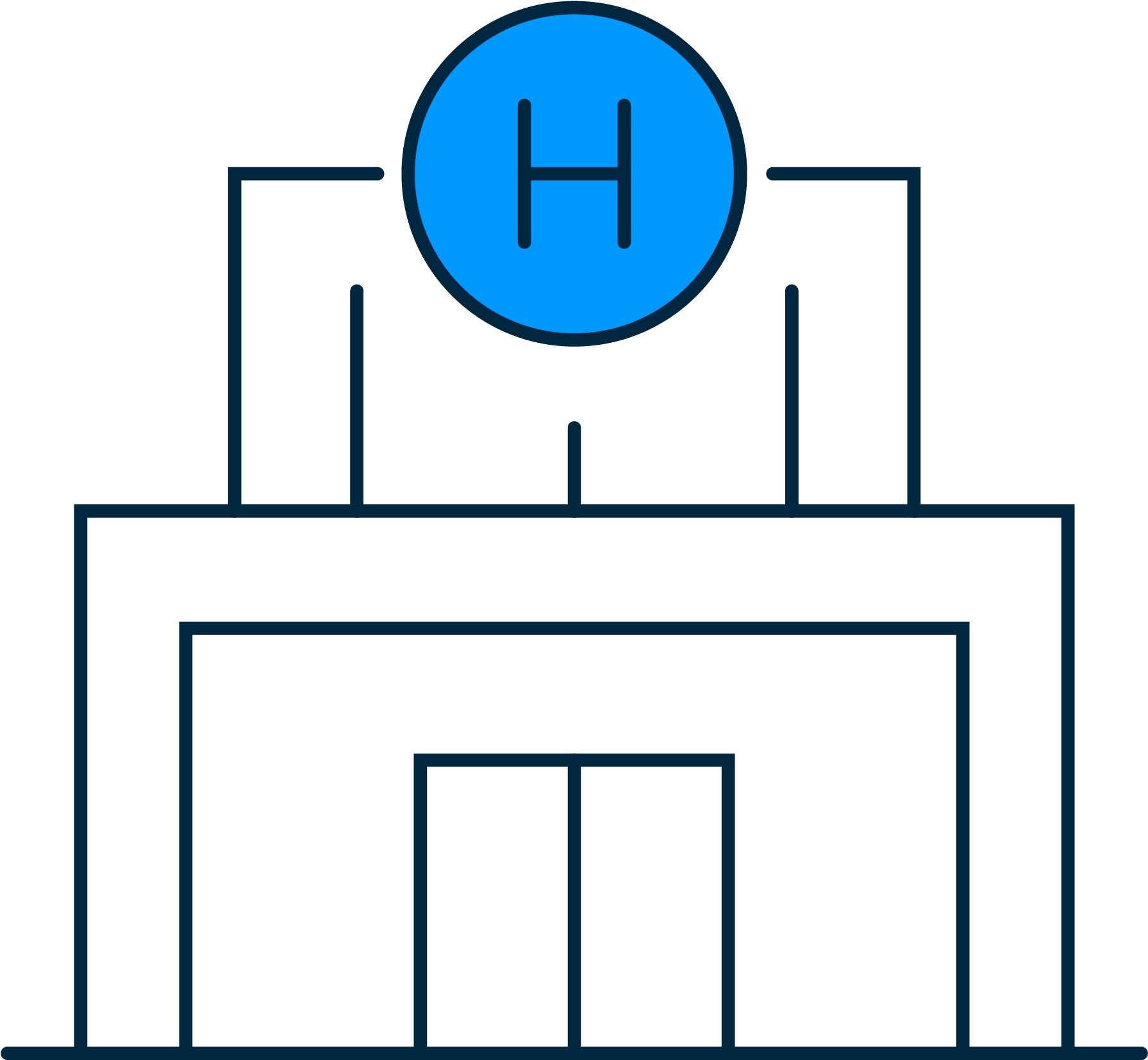 Healthcare Institutions - Diagram (3000x3000), Png Download