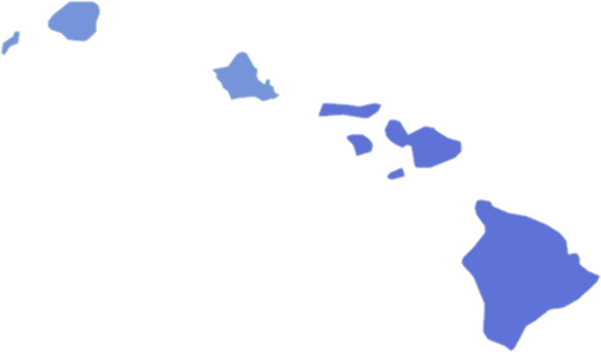 Hawaii Governor Election Results By County, 2010 - Hawaii Election Map 2016 (1333x725), Png Download