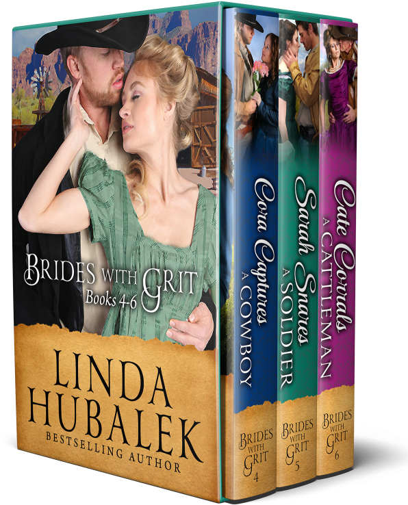 Brides With Grit Series Books 4-6 By Linda K - Girl (600x759), Png Download