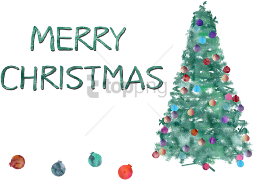 Free Png Download Merry Christmas Watercolor Png Images - Merry Christmas Best Mum (851x603), Png Download