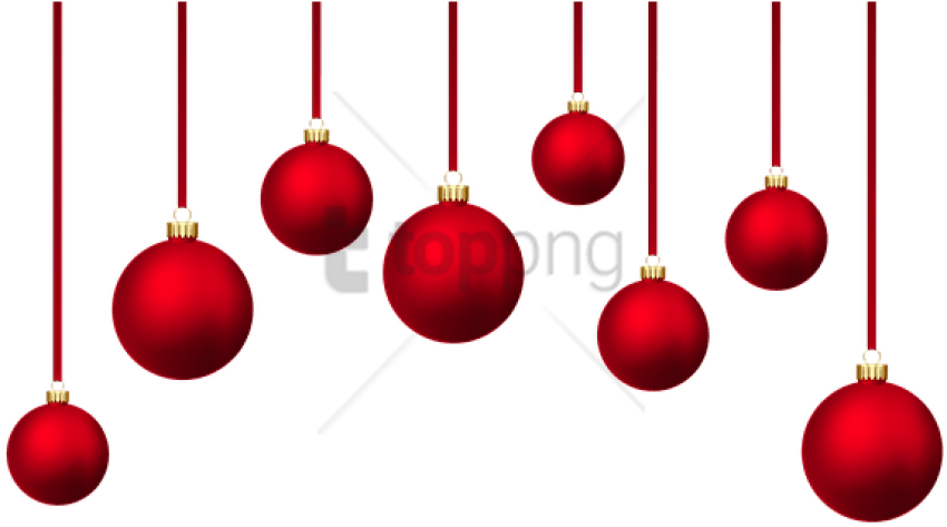 Free Png Christmas Ball Background Png Image With Transparent - Christmas Baubles Transparent Background (850x473), Png Download