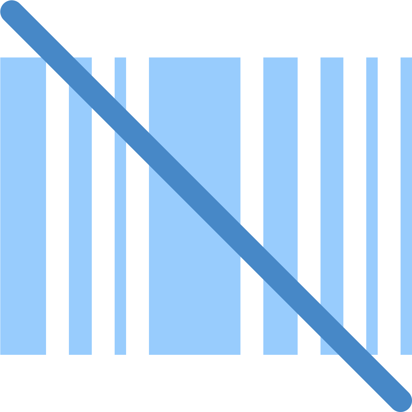 Sem Código De Barras Icon - Majorelle Blue (1600x1600), Png Download