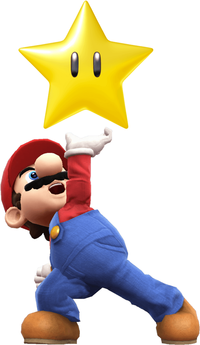 Mario Star Power (1024x1163), Png Download