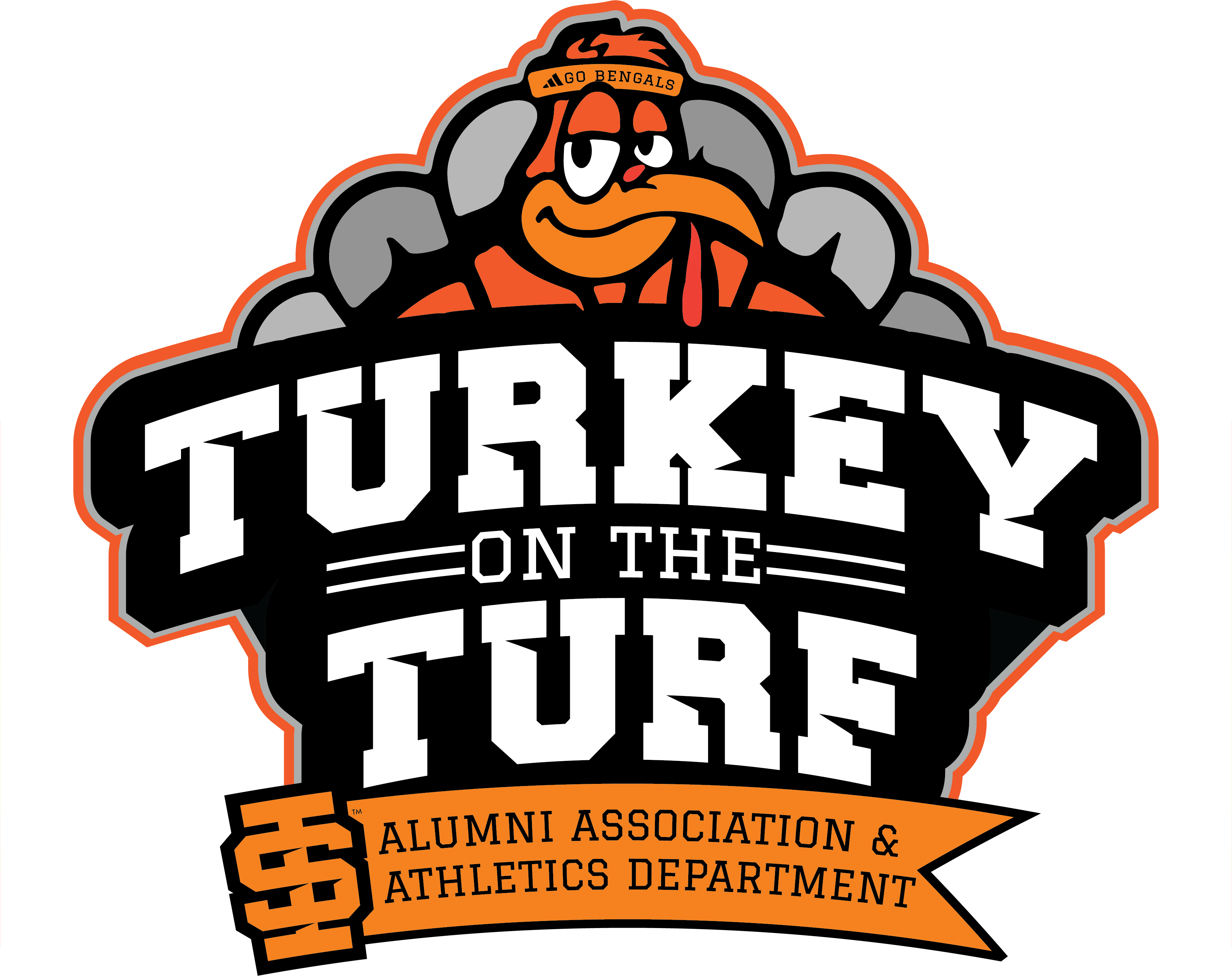 Logo Of The Turkey On The Turf Student Event November - Illustration (3546x2809), Png Download