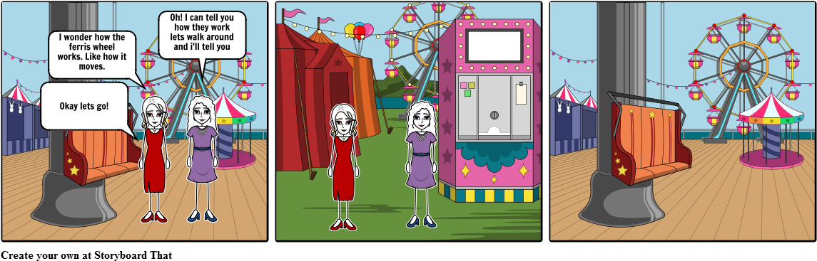 How The Ferris Wheel Works - Comics (1164x385), Png Download