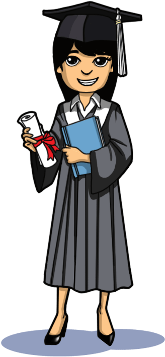 Graduate - Academic Dress (1000x1000), Png Download