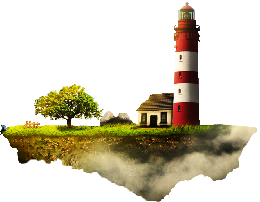 Floating Island 04 Photo Floatingisland04 Zpsd2727c9f - Lighthouse (912x723), Png Download