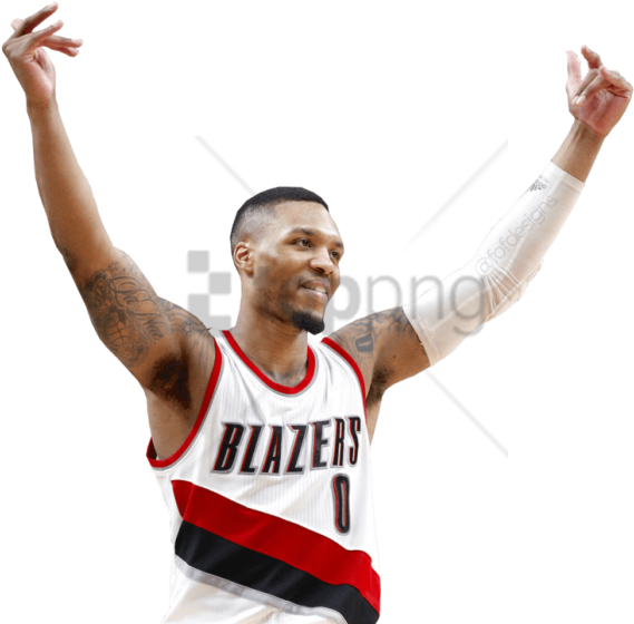 Free Png Damian Lillard Png Image With Transparent - Damian Lillard Png 2018 (850x567), Png Download