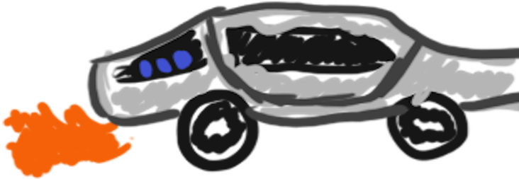 The Delorean - Illustration (735x664), Png Download