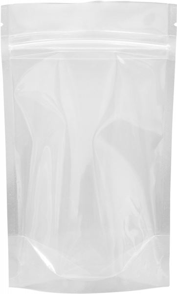 70g Stand Up Pouch With Zip, Clear - Clear Stand Up Pouches Uk (600x600), Png Download
