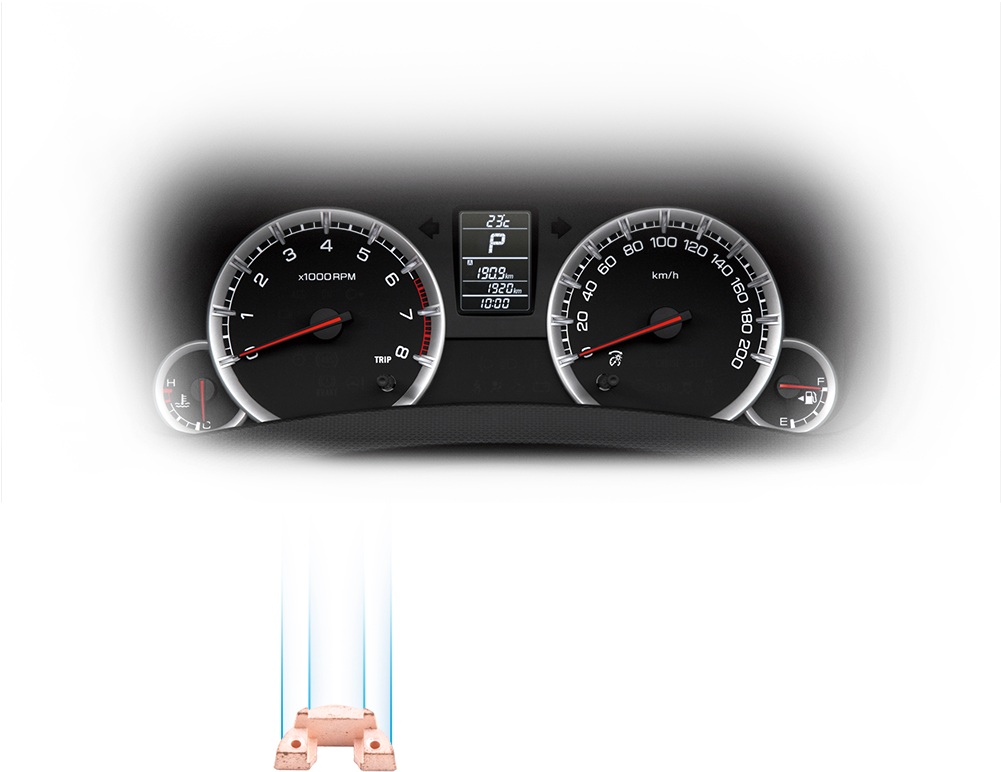Counterweight In An Automotive Speedometer - Speedometer (1000x929), Png Download