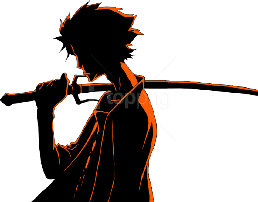 Free Png Samurai Png Images Transparent - Samurai Champloo Png (850x668), Png Download