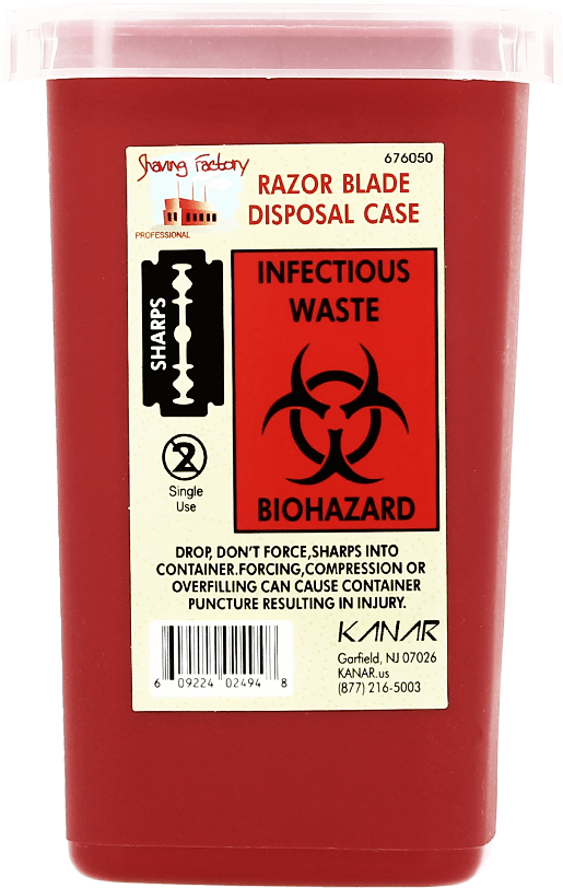 Shaving Factory Razor Blade Disposable Case - Coffee (1200x1200), Png Download