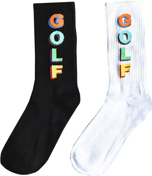 "golf Anti Socks" By Tyler The Creator - Sock (530x608), Png Download