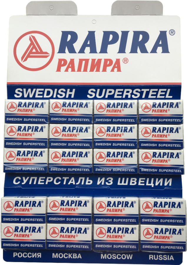 Rapira Swedish Supersteel Razor Blade - Label (900x900), Png Download