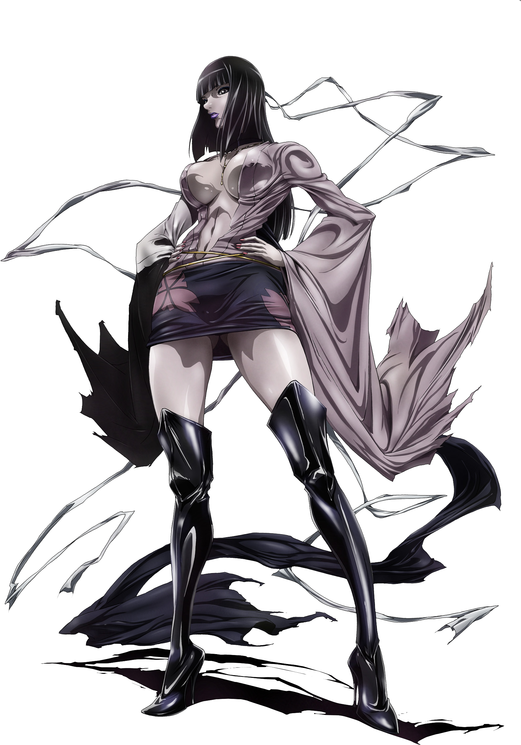 1731 X 2508 2 - Afro Samurai Lady Sio (1731x2508), Png Download