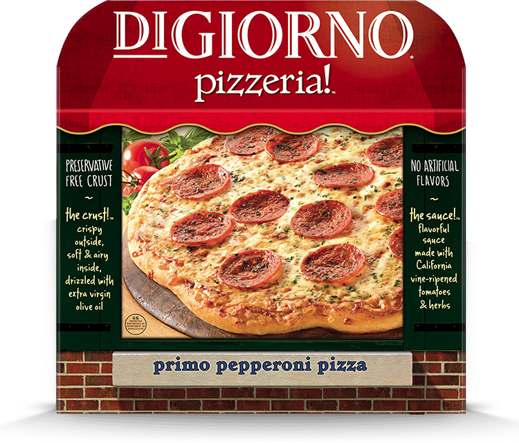 Digiorno Pizzeria Primo Pepperoni Pizza - Digiorno Italian Pizza (750x640), Png Download