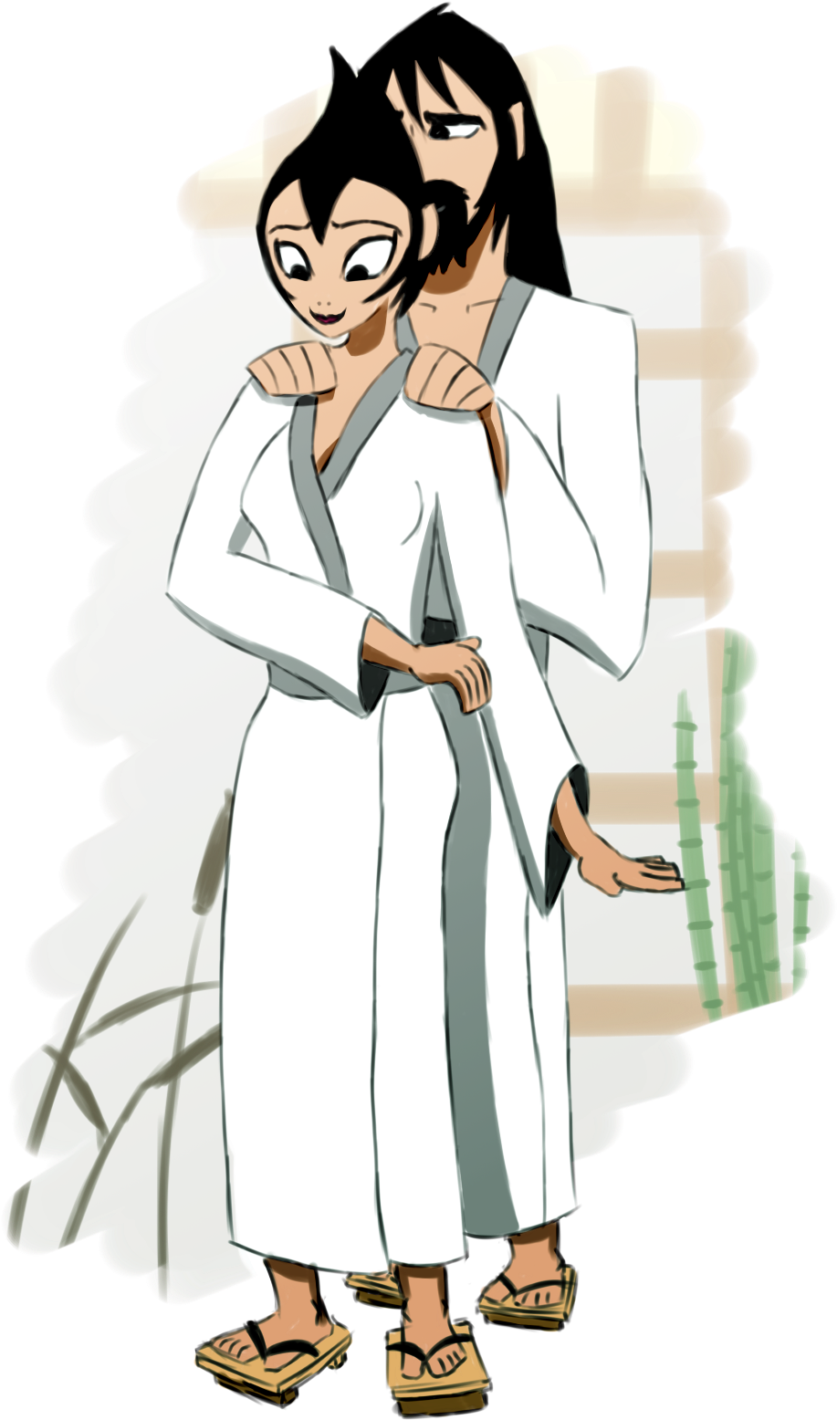 Самурай Джек,samurai Jack,сделай Сам,арт-клуб,разное,ashi - Cartoon (966x1640), Png Download