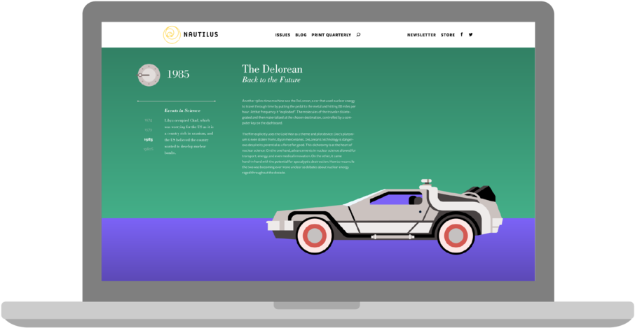 Nautilus Web-08 - Delorean Dmc-12 (1000x625), Png Download