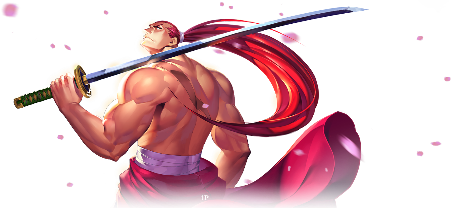 Samurai Shodown 5 Special, Samurai Shodown 6, Samurai - Samurai Shodown Genjuro Kibagami (1532x685), Png Download