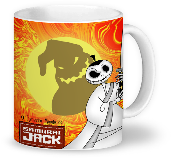 Caneca O Estranho Mundo De Samurai Jack De Nerdices - Coffee Cup (800x800), Png Download