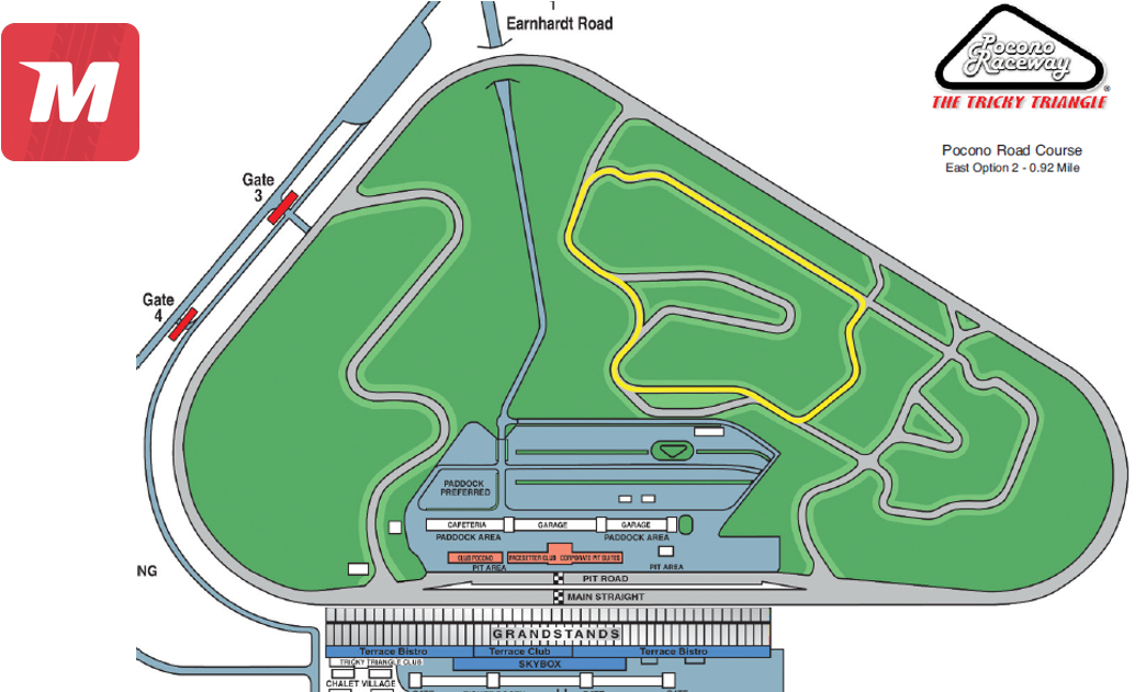 Dafanz/track Time 4 Cars Pocono East Ii Info On Jul (1200x630), Png Download