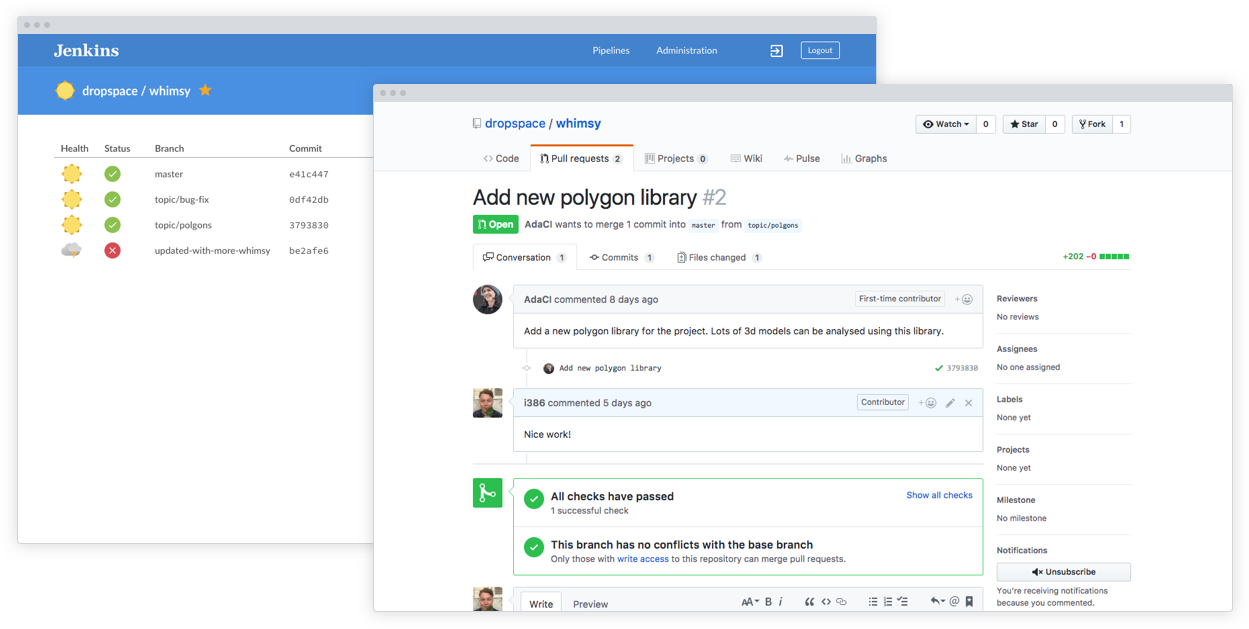 Blue Ocean Makes Creating Pipelines Fun And Intuitive - Jenkins Blue Ocean Pull Request (1280x660), Png Download