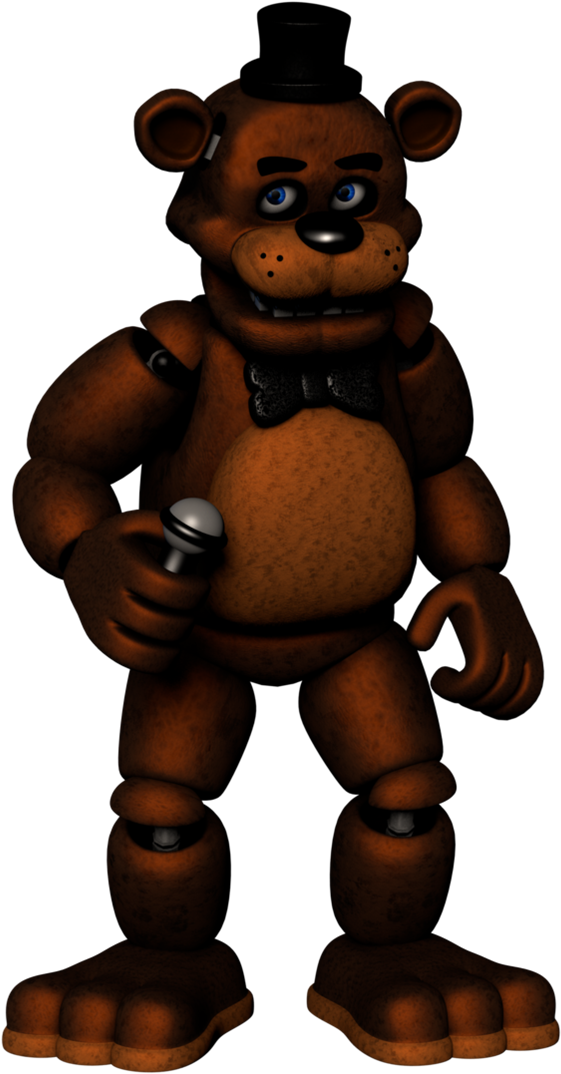 Freddy Fazbear - Freddy Fazbear 3d (737x1083), Png Download