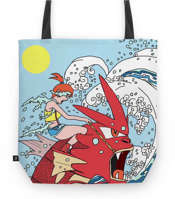 Bolsa Misty & Red Gyarados De Brunofmna - Red Gyarados (800x800), Png Download