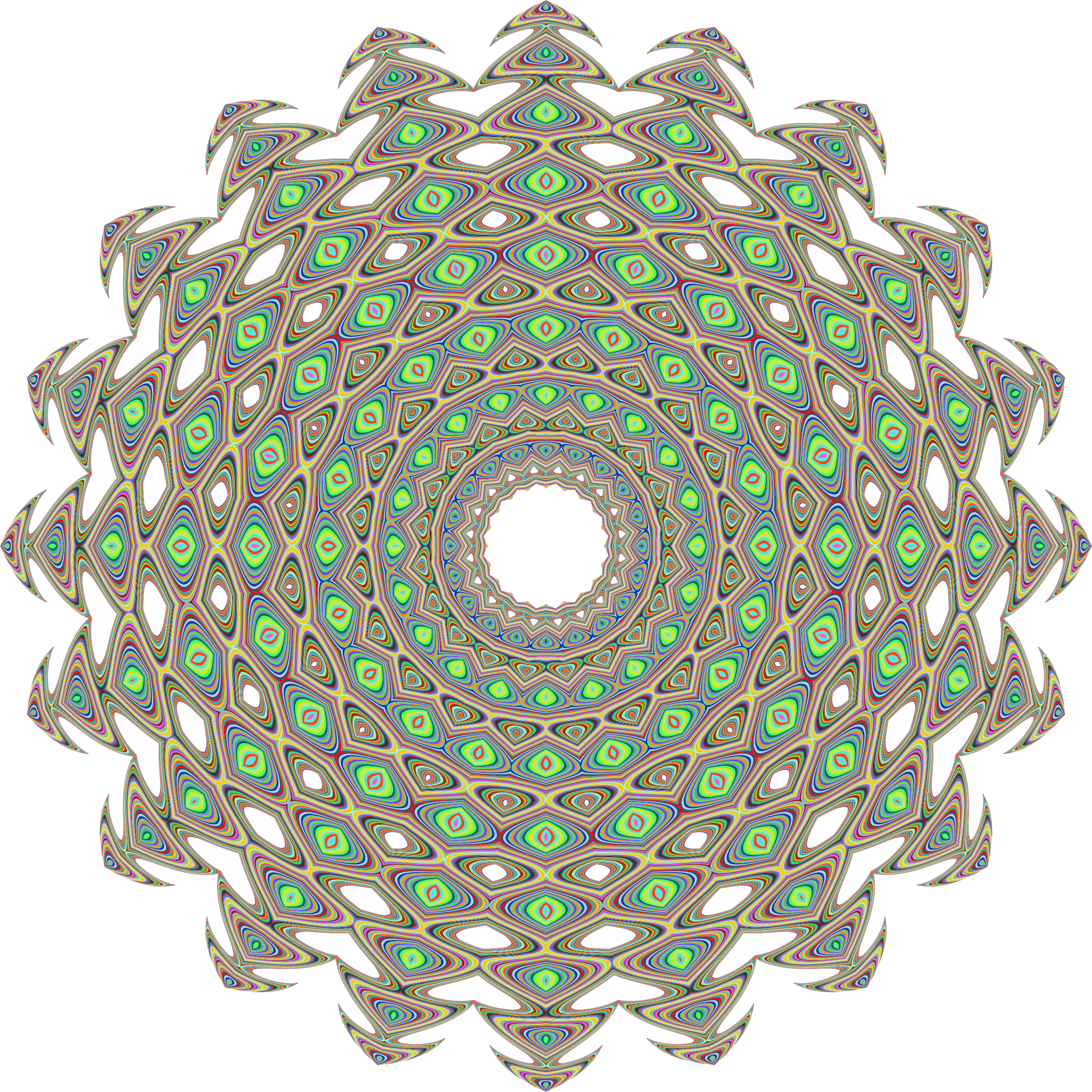 This Free Icons Png Design Of Abstract Pastel Mandala (2320x2320), Png Download