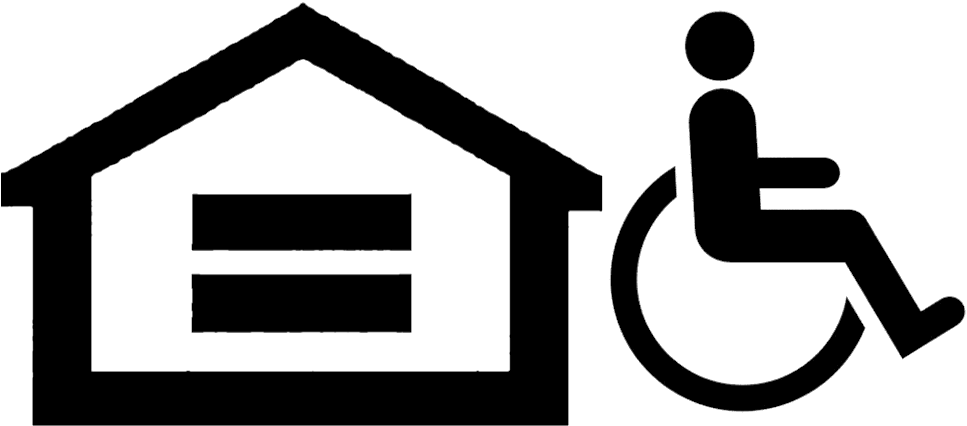 Equal Housing Opportunity Png - Fair Housing Logo Small (1000x457), Png Download