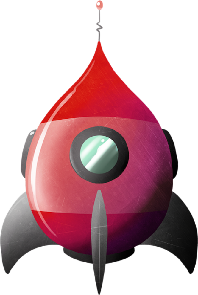 #alien #alienship #spaceship #ship #uzaylı #freetoedit - Rocket (1024x1024), Png Download