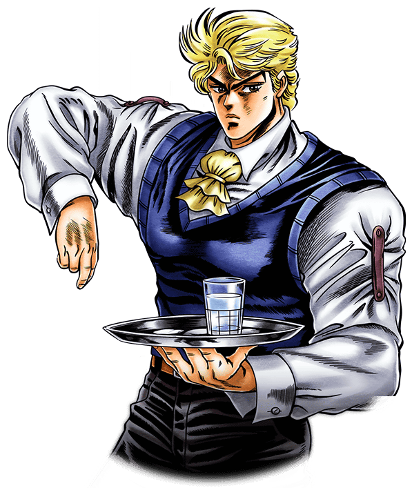 Unit Dio Brando - Cartoon (720x800), Png Download