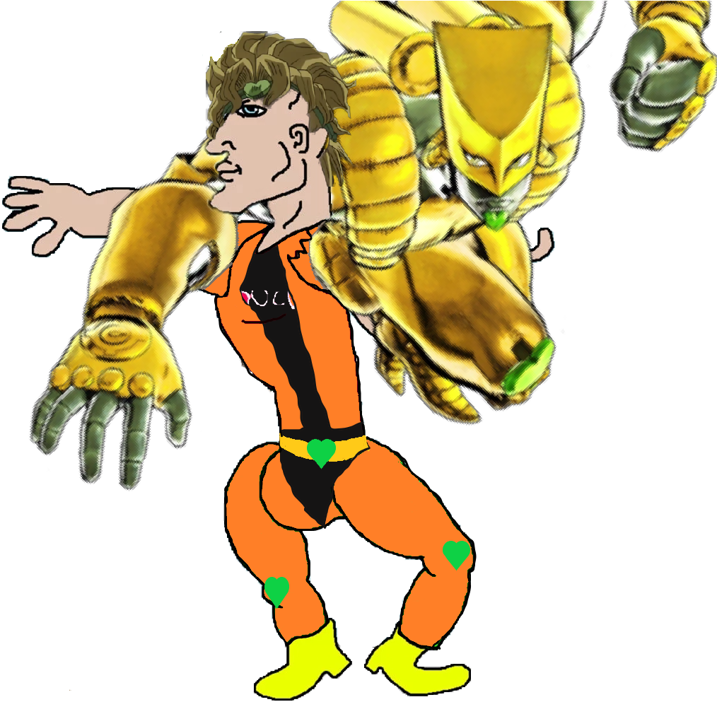 The Chad Dio Brando - Cartoon (1146x1024), Png Download