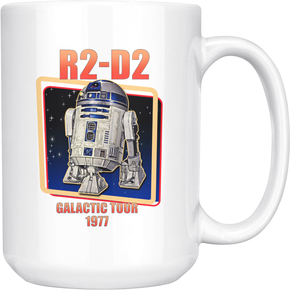 R2d2 Galictic Tour 1977 Mug Star Wars - Mug (1024x1024), Png Download