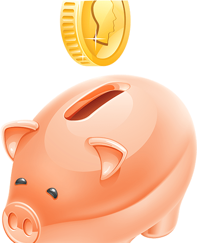 Piggy Bank - Piggy Bank Clipart Gif (741x500), Png Download