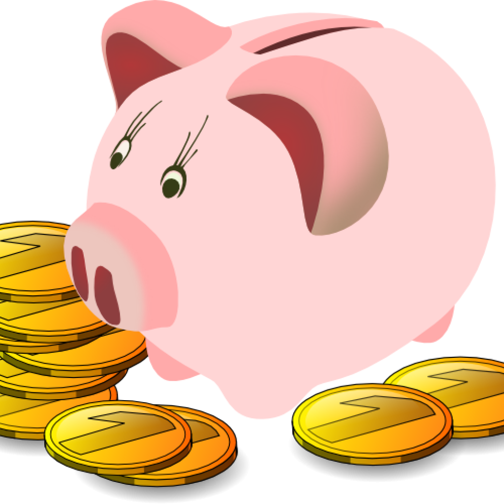 Piggy Bank Clipart Bat Clipart Hatenylo - Rich Pig (1024x1024), Png Download